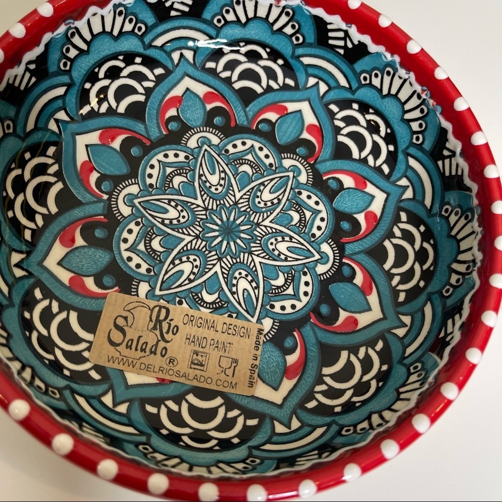 Del Rio Salado HandPainted Serving Bowl - Picture 3 of 9